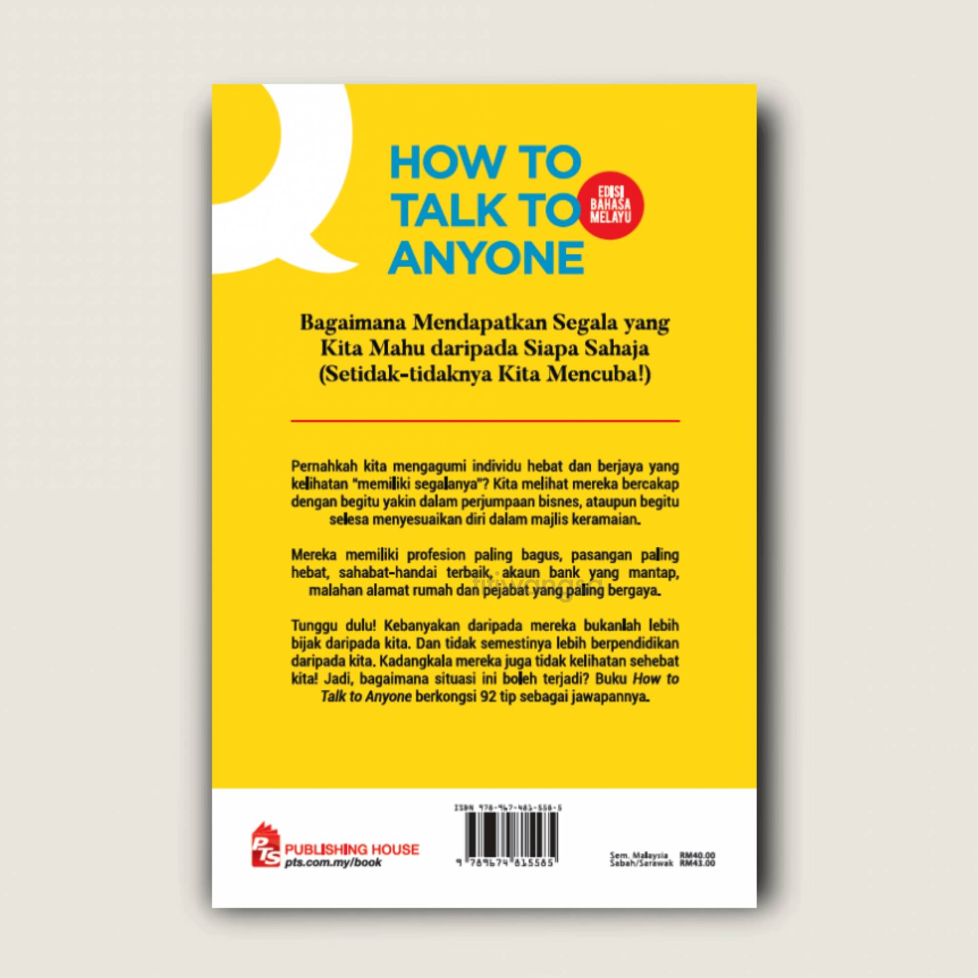 LEIL LOWNDES, How to Talk to Anyone Edisi Bahasa Melayu Self Help (PTS)
