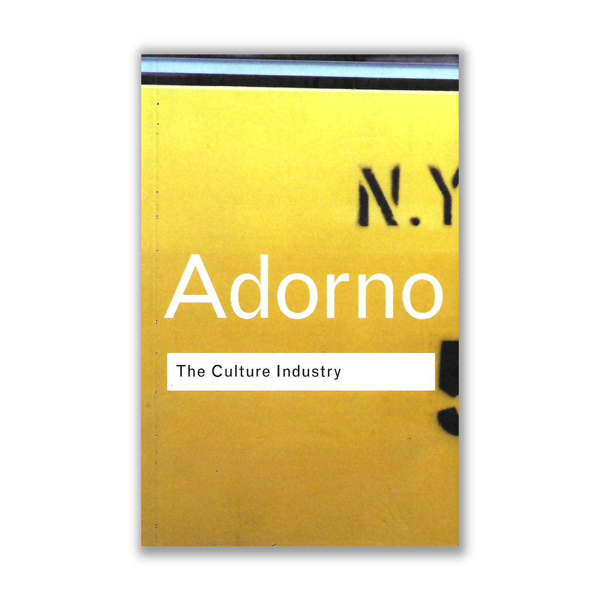 The culture industry by theodor adorno riwayat