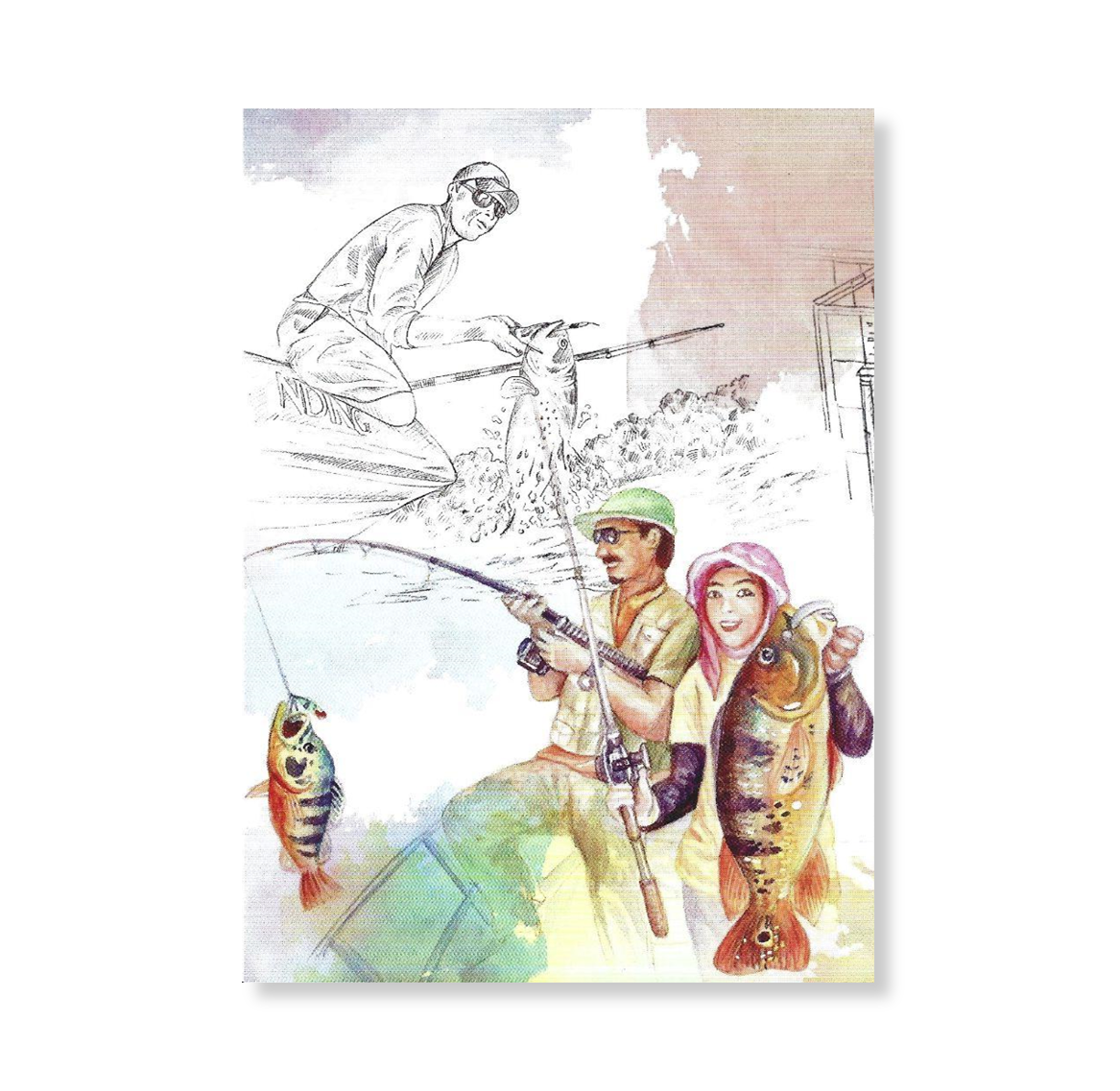 Postcard POS Malaysia - 2018 Malaysian Lifestyles Series 2 (Kite Flying